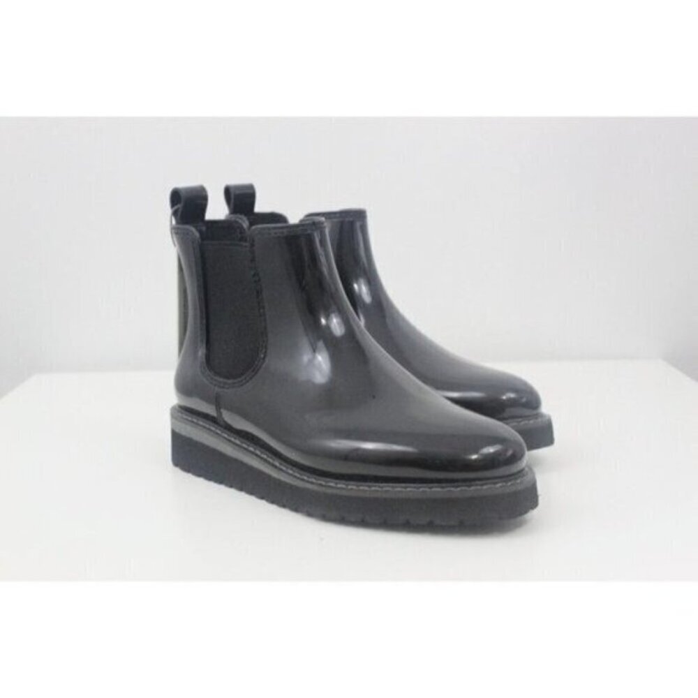 Cougar Women Boots Kensington Chelsea Rain Waterproof Ankle Rubber Black Sz 6